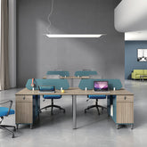 辦公檯 寫字檯 工作檯 E1 環保板材 鋼腳 實木腳 板腳 上線 屏風 側櫃 活動櫃 staff desk table workstation office furniture